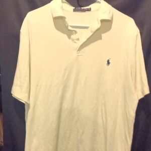 Polo by Ralph Lauren Men's Yellow Polo Shirt